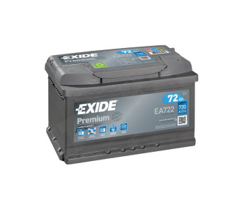 Стартов акумулатор EXIDE EA722 за JAGUAR XF (X250) от 2008 до 2015