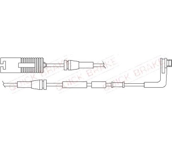 Индикатор, износване на накладките QUICK BRAKE за BMW 3 Ser (E91) комби от 2005 до 2008