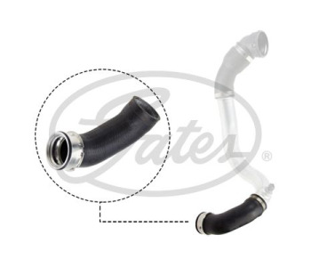 Въздуховод за турбината GATES 09-0791 за VOLKSWAGEN LT II 28-46 (2DC, 2DF, 2DG, 2DL) платформа от 1996 до 2006