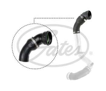 Въздуховод за турбината GATES 09-0790 за VOLKSWAGEN LT II 28-46 (2DC, 2DF, 2DG, 2DL) платформа от 1996 до 2006