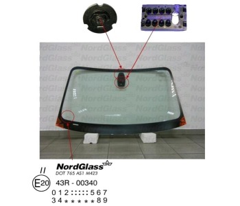 Челно стъкло NordGlass за BMW 1 Ser (E87) от 2003 до 2013