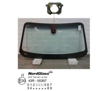 Челно стъкло NordGlass за BMW 1 Ser (F20) от 2010