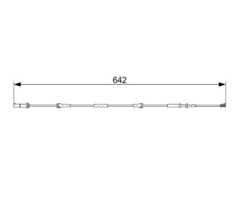 Индикатор, износване на накладките BOSCH за BMW 2 Ser (F46) Gran Tourer от 2014