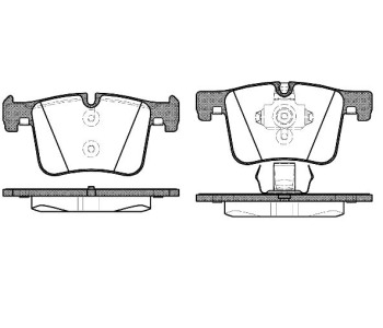 Комплект спирачни накладки ROADHOUSE за BMW X4 (F26) от 2013 до 2018