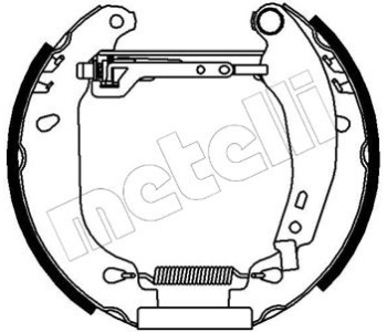 Водна помпа+ к-кт ангренажен ремък METELLI 30-1030-1 за FIAT DOBLO (263) платформа от 2010