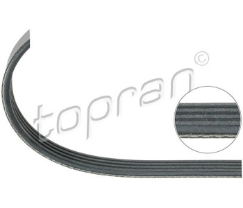 Ангренажен ремък TOPRAN 101 058 за AUDI 80 (8C, B4) от 1991 до 1995