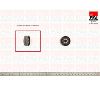 Паразитна/ водеща ролка, зъбен ремък FAI AutoParts T6910 за AUDI 80 купе (89, 8B) от 1988 до 1996