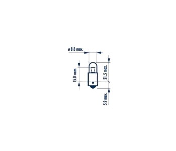 Крушка T4W 12V BA9s NARVA за AUDI A4 Avant (8D5, B5) от 1994 до 2002