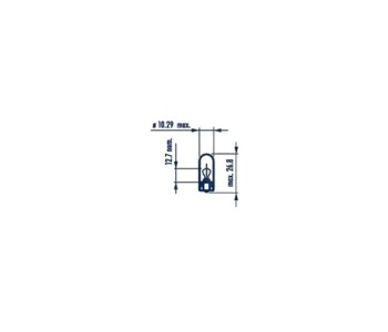 Крушка W5W W2.1x9.5d 12V NARVA за MAZDA E-SERIE (SR2) товарен от 1983 до 2004