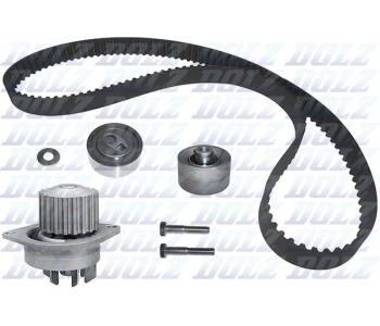 Водна помпа+ к-кт ангренажен ремък DOLZ KD108 за SKODA OCTAVIA I (1U2) от 1996 до 2010