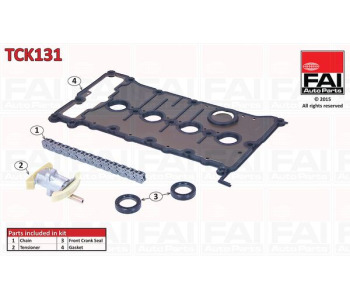 Комплект ангренажна верига FAI AutoParts TCK131 за AUDI A6 (4B2, C5) от 1997 до 2005