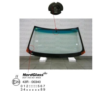 Челно стъкло NordGlass за BMW 3 Ser (E36) компакт от 1994 до 2001