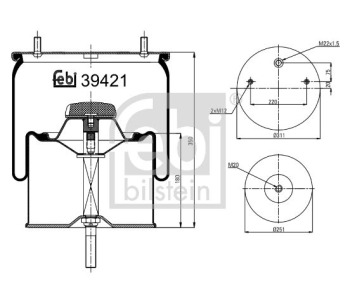 Ангренажна верига FEBI BILSTEIN 40311 за AUDI A8 (4E) от 2002 до 2010