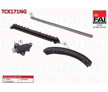 Комплект ангренажна верига FAI AutoParts TCK171NG за BMW 5 Ser (E39) от 1995 до 2003