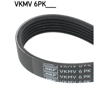 Пистов ремък SKF VKMV 6PK2115 за PORSCHE BOXSTER (987) от 2004 до 2011