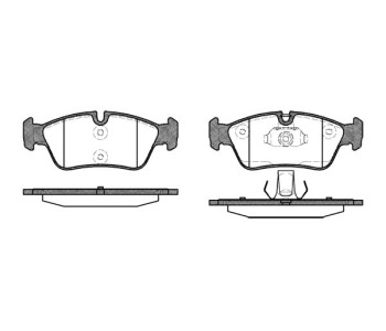 Комплект спирачни накладки ROADHOUSE за BMW 3 Ser (E36) комби от 1995 до 1999