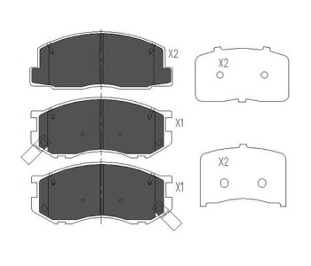 Обтящна ролка, пистов ремък KAVO PARTS DTP-6515 за PEUGEOT 106 I (1A, 1C) от 1991 до 1996