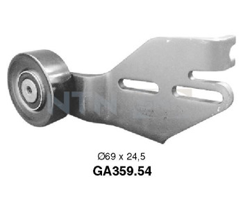 Обтящна ролка, пистов ремък SNR GA359.54 за PEUGEOT 106 I (1A, 1C) от 1991 до 1996