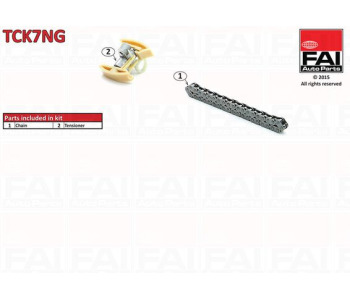 Комплект ангренажна верига FAI AutoParts TCK7NG за FORD C-MAX I (DM2) от 2007 до 2010