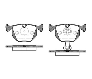 Комплект спирачни накладки ROADHOUSE за LAND ROVER RANGE ROVER III (L322) от 2002 до 2012