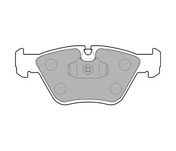 Комплект спирачни накладки DELPHI за BMW 3 Ser (E46) седан от 2001 до 2005