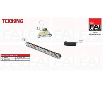 Комплект ангренажна верига FAI AutoParts TCK99NG за PEUGEOT 307 CC (3B) кабрио от 2003 до 2009