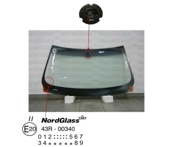 Челно стъкло NordGlass за BMW 3 Ser (E90) от 2005 до 2008