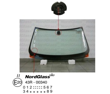 Челно стъкло NordGlass за BMW 3 Ser (E90) от 2005 до 2008