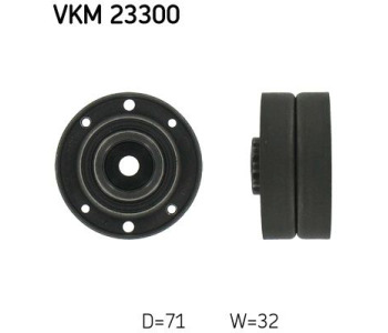 Паразитна/ водеща ролка, зъбен ремък SKF VKM 23300 за CITROEN JUMPER I (230) платформа от 1994 до 2002