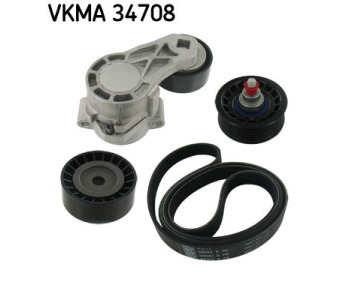 Комплект пистов ремък SKF VKMA 34708 за FORD TRANSIT товарен от 2013