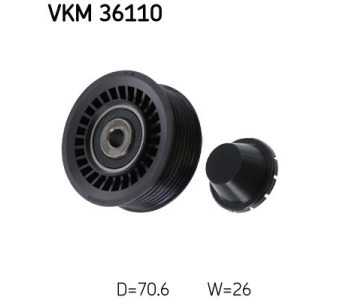 Паразитна/ водеща ролка, пистов ремък SKF VKM 36110 за RENAULT CLIO IV (BH_) от 2012 до 2019