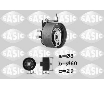 Обтяжна ролка, ангренаж SASIC 1704010 за RENAULT MODUS (F/JP0_) от 2004 до 2012