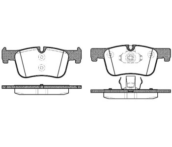Комплект спирачни накладки ROADHOUSE за BMW 3 Ser (F30, F35, F80) от 2011 до 2018