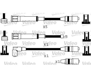 Комплект запалителни кабели VALEO за BMW 5 Ser (E28) от 1981 до 1987