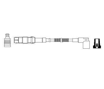 Запалителен кабел BOSCH за BMW 3 Ser (E46) седан от 2001 до 2005