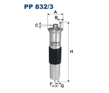 Горивен филтър FILTRON за BMW 3 Ser (E46) кабриолет от 2003 до 2007