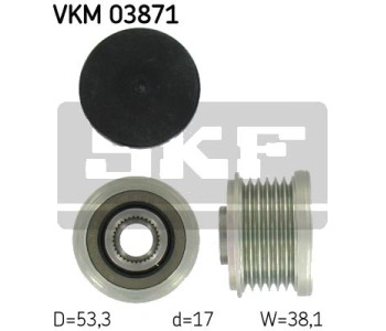 Механизъм за свободен ход на генератор SKF за BMW 3 Ser (E46) купе от 2003 до 2006
