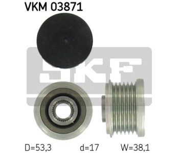 Механизъм за свободен ход на генератор SKF за BMW 3 Ser (E90) от 2005 до 2008