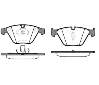 Комплект спирачни накладки ROADHOUSE за BMW X1 (E84) от 2009 до 2015