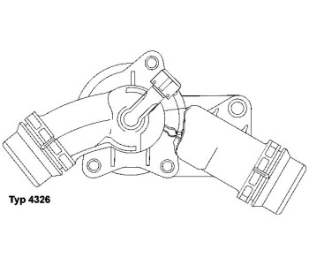 Термостат, охладителна течност 97°C WAHLER за BMW 3 Ser (E46) купе от 2003 до 2006