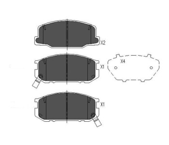 Водна помпа+ к-кт ангренажен ремък KAVO PARTS DKW-2002 за HONDA CIVIC VI (MA, MB) фастбек от 1994 до 2001