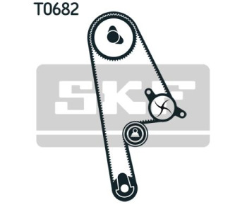 Комплект ангренажен ремък SKF VKMA 93616 за HONDA CIVIC VII (EM2) купе от 2001 до 2003