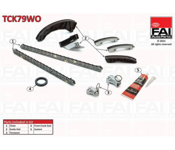 Комплект ангренажна верига FAI AutoParts TCK79WO за HYUNDAI i40 (VF) от 2012