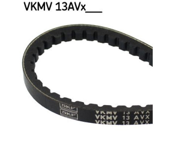 Трапецовиден ремък SKF VKMV 13AVx744 за HYUNDAI ATOS (MX) от 1997 до 2014