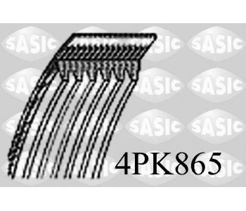 Пистов ремък SASIC 4PK865 за KIA PICANTO (BA) от 2004 до 2011