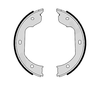 Комплект спирачни челюсти, ръчна спирачка STARLINE за BMW 5 Ser (E39) от 1995 до 2003