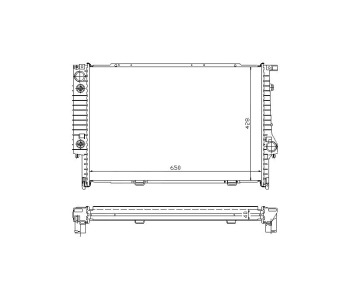 Воден радиатор P.R.C за BMW 5 Ser (E34) комби от 1991 до 1997