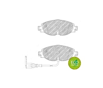 Комплект спирачни накладки FERODO за AUDI A3 Sportback (8VA, 8VF) от 2012