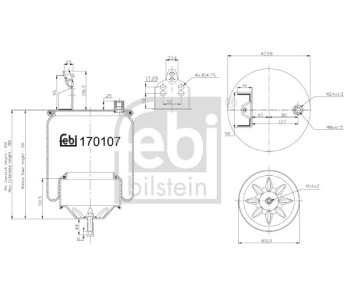Комплект ангренажна верига FEBI BILSTEIN 170115 за MAZDA 6 (GH) седан от 2007 до 2013