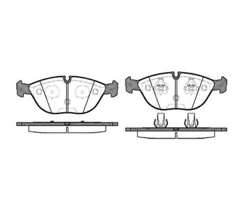 Комплект спирачни накладки ROADHOUSE за AUDI A8 (4D2, 4D8) от 1994 до 2002